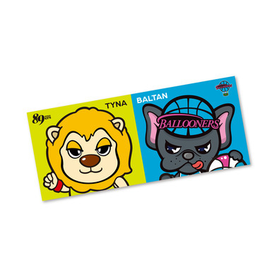 ティナ×バルたん コラボタオル